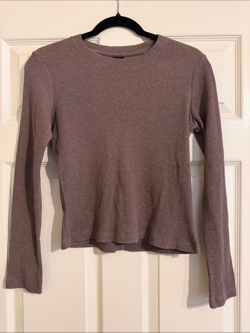 H&M Classic Waffle Weave Thermal Long Sleeve Shirt